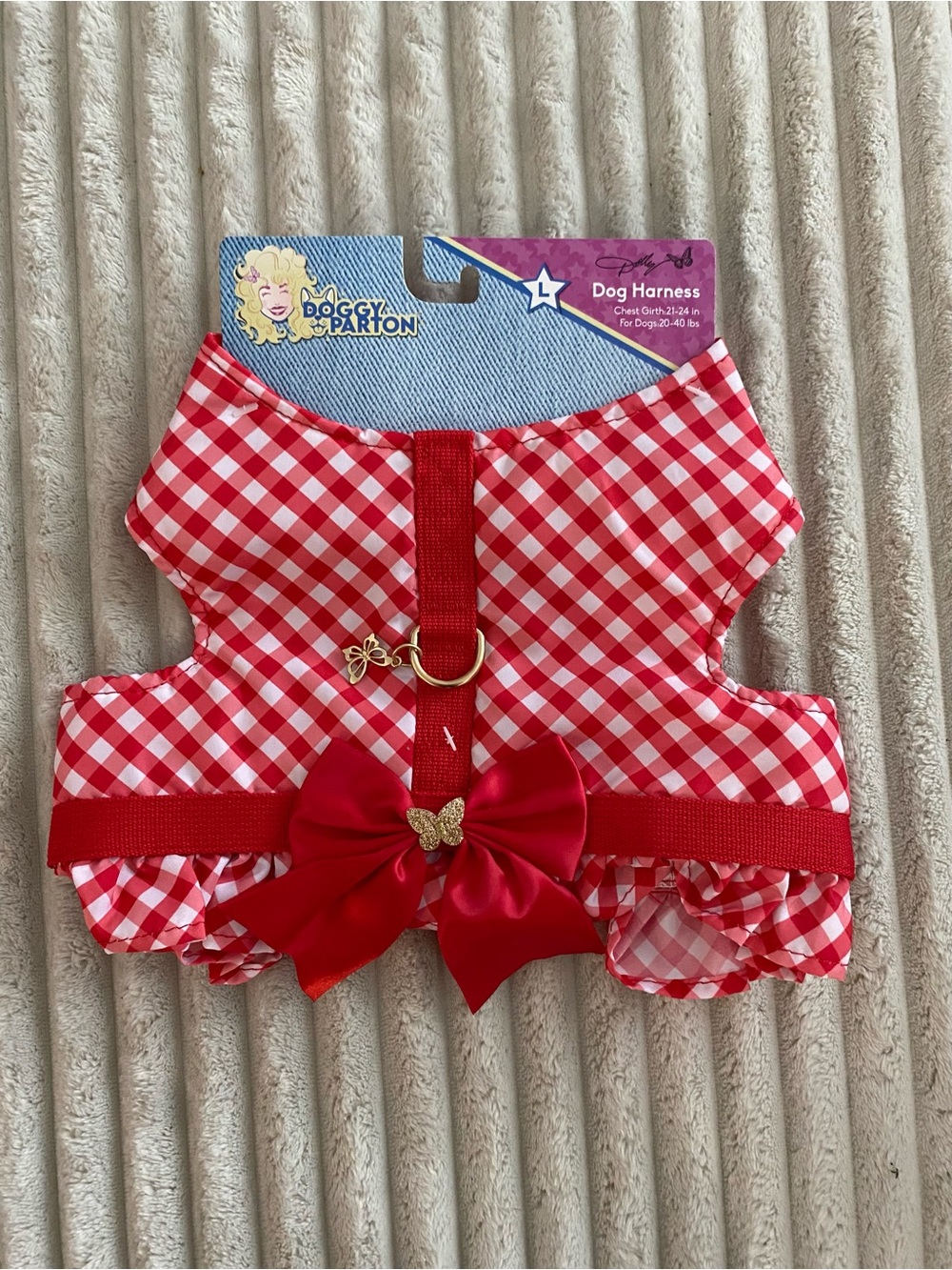 Dolly Parton Doggy Harness Dress L